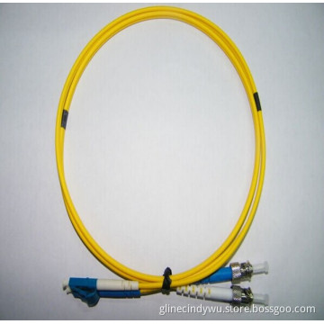 PVC&LSZH cable Waterproof  fiber optic patch cord LC-ST With Low Insertion Loss